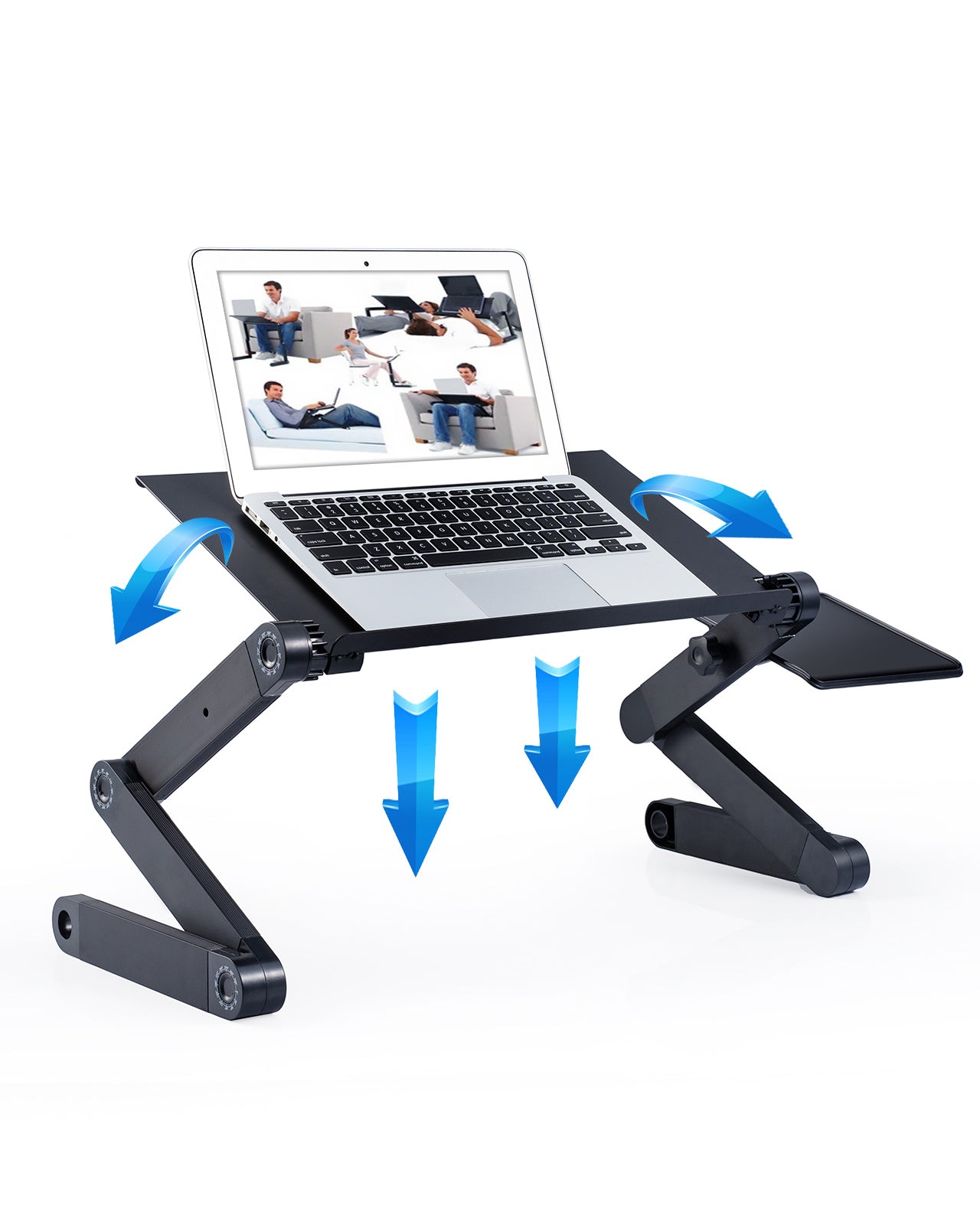 Laptop Desk with 2 CPU Cooling USB Fans