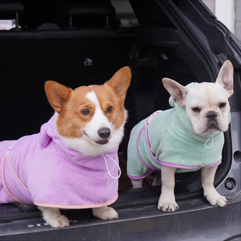 Bathrobe Dog Bath Towel