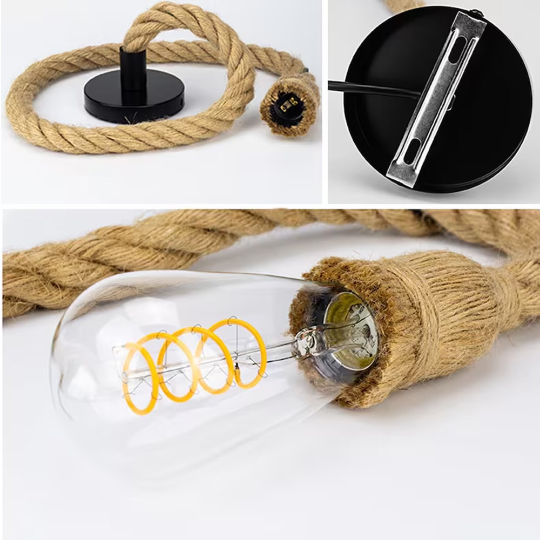 Hemp Rope Pendant lighting