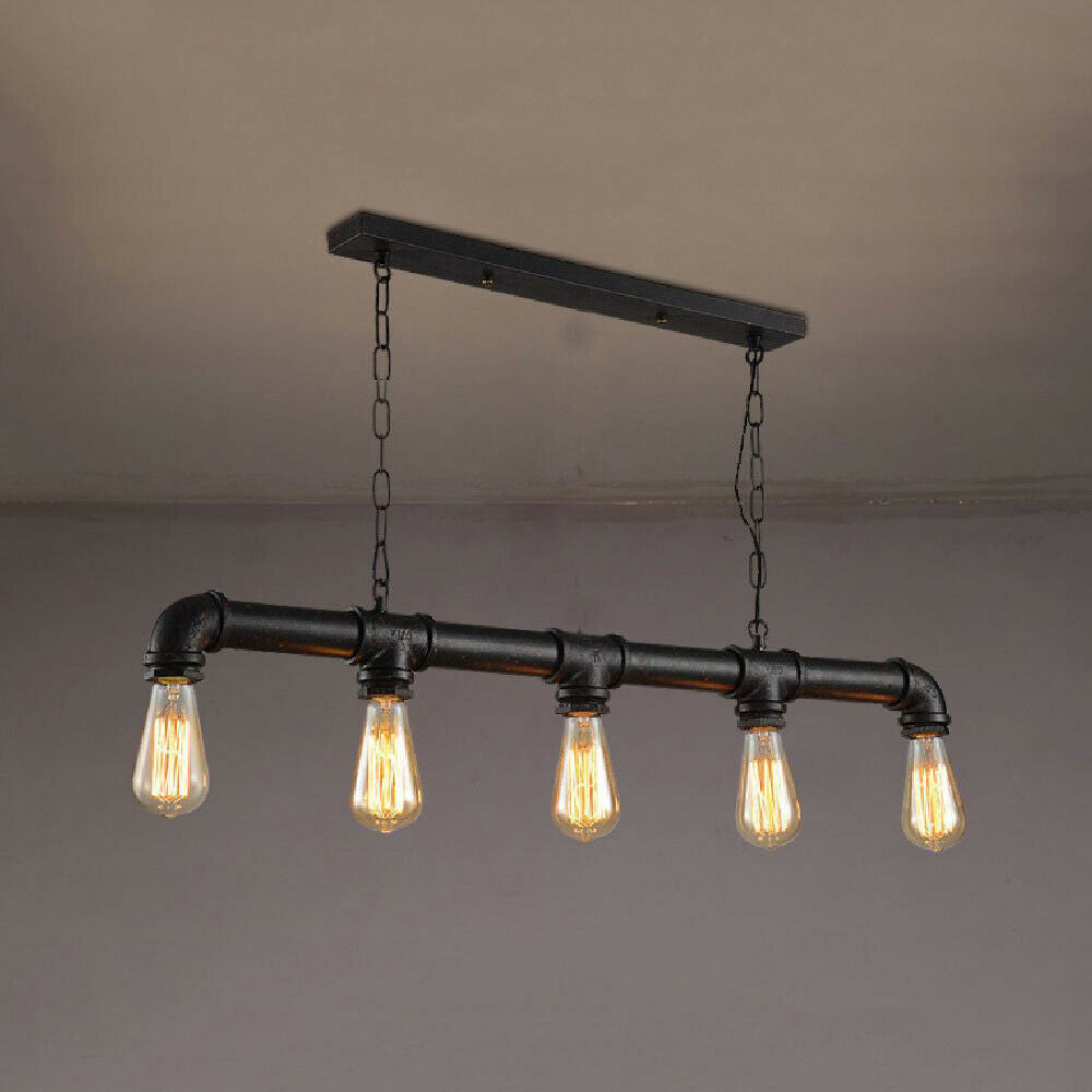 Farmhouse Metal Pipe Pendant Light