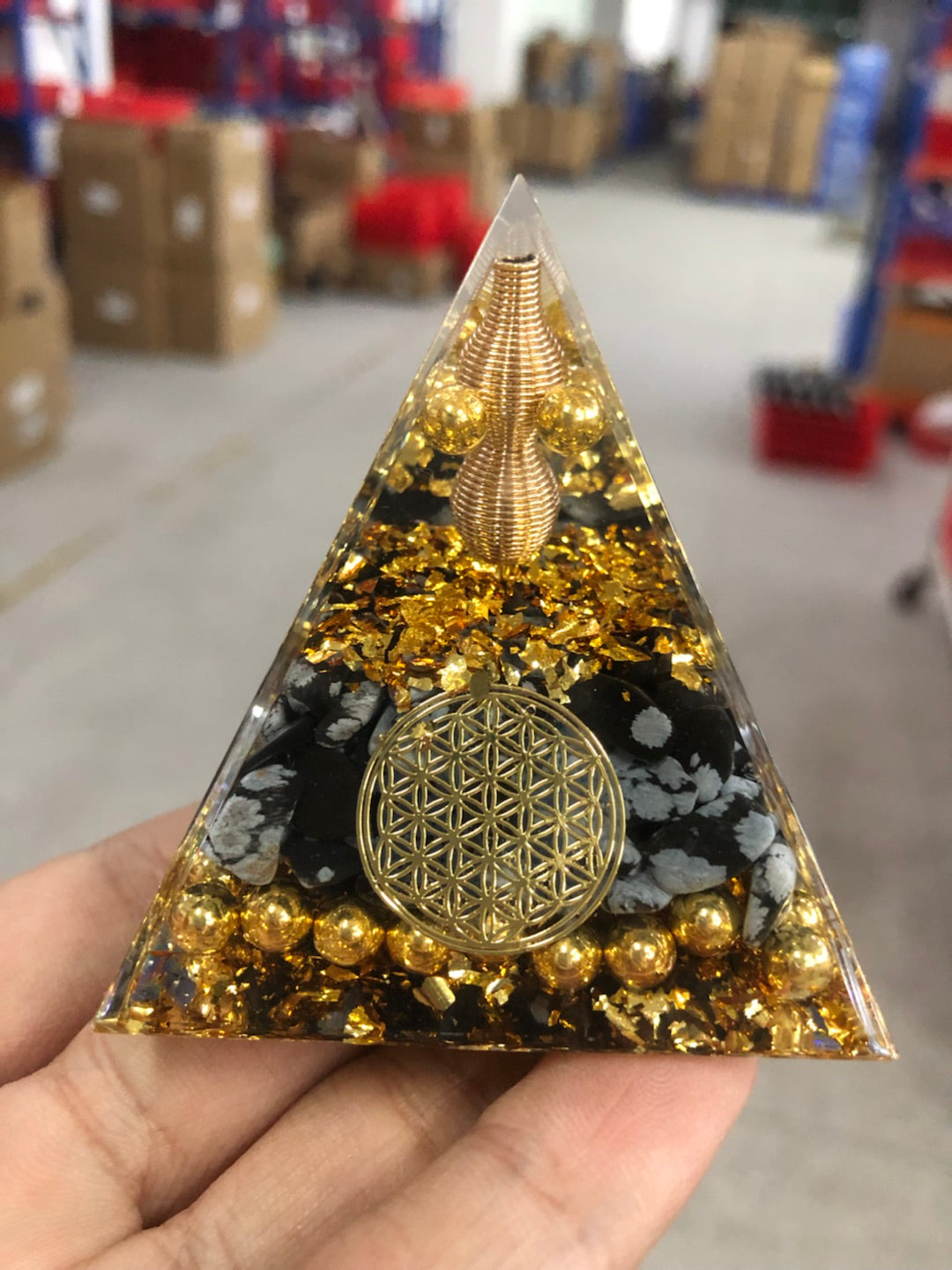 Reiki Orgonite Energy Orgon Pyramid