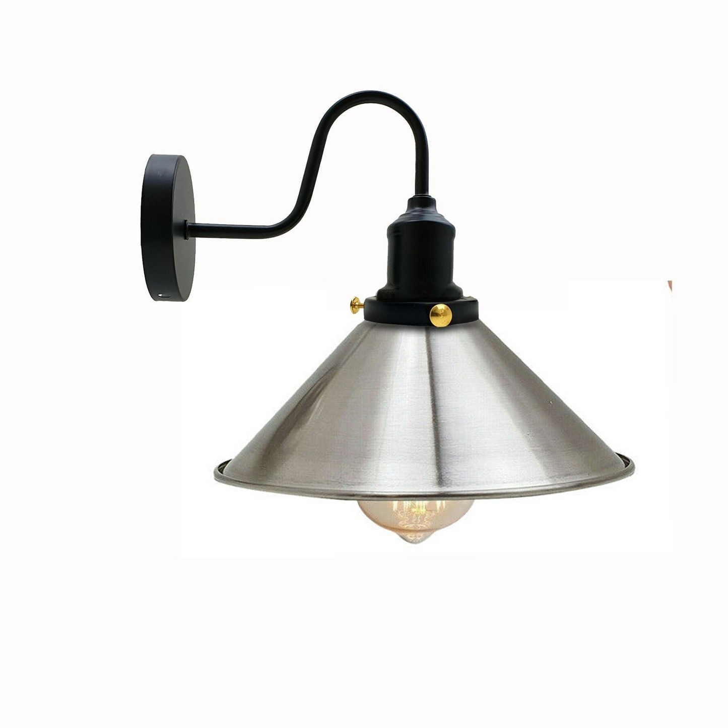 Wall Sconce Metal Cone Lamp Shade Lighting