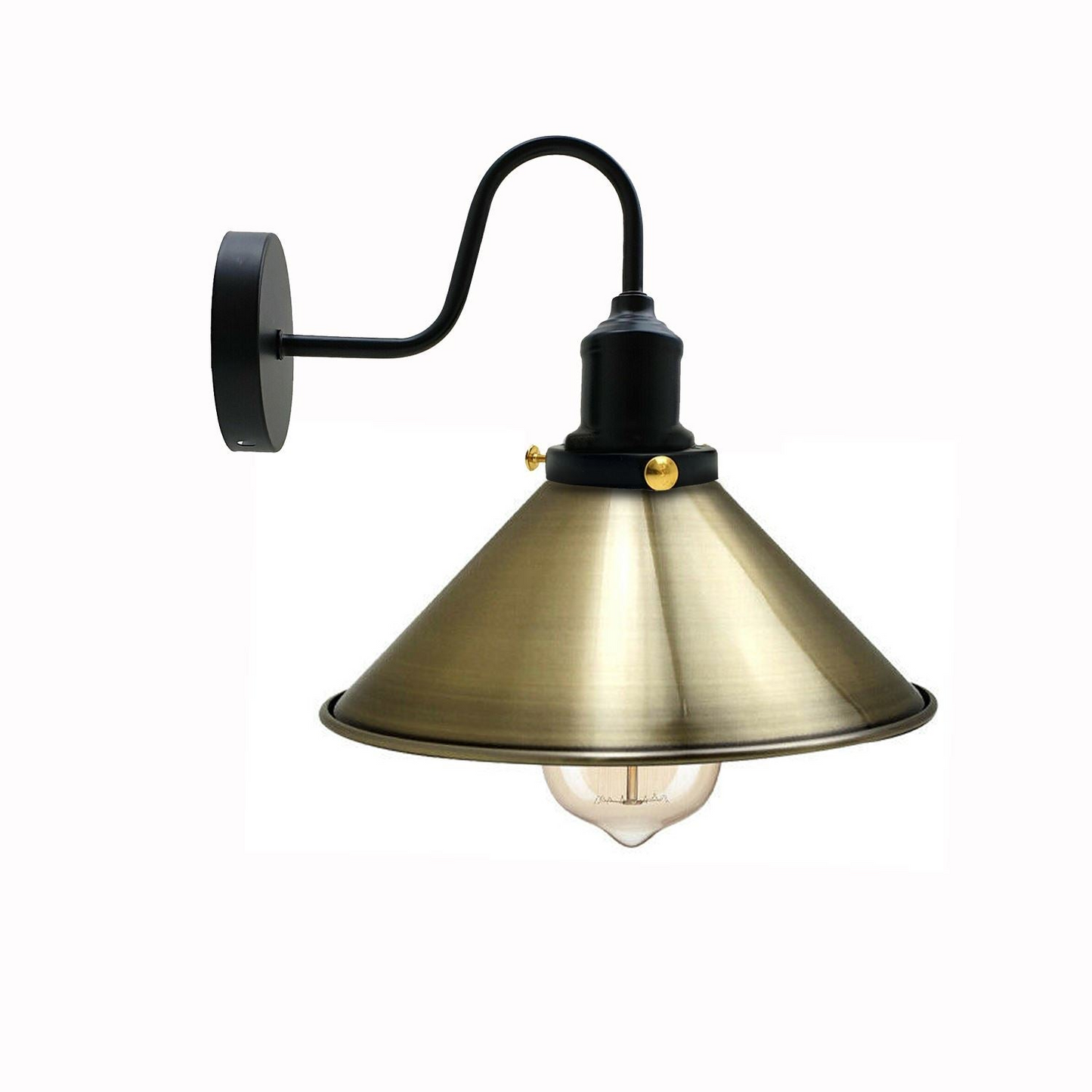 Wall Sconce Metal Cone Lamp Shade Lighting