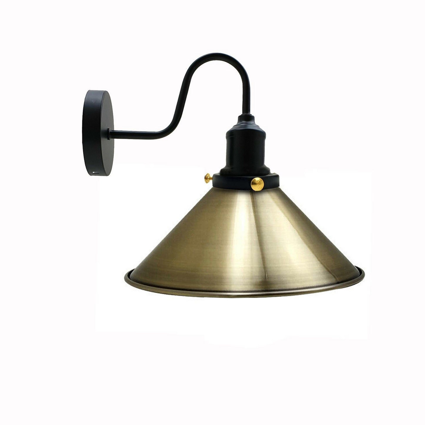 Wall Sconce Metal Cone Lamp Shade Lighting