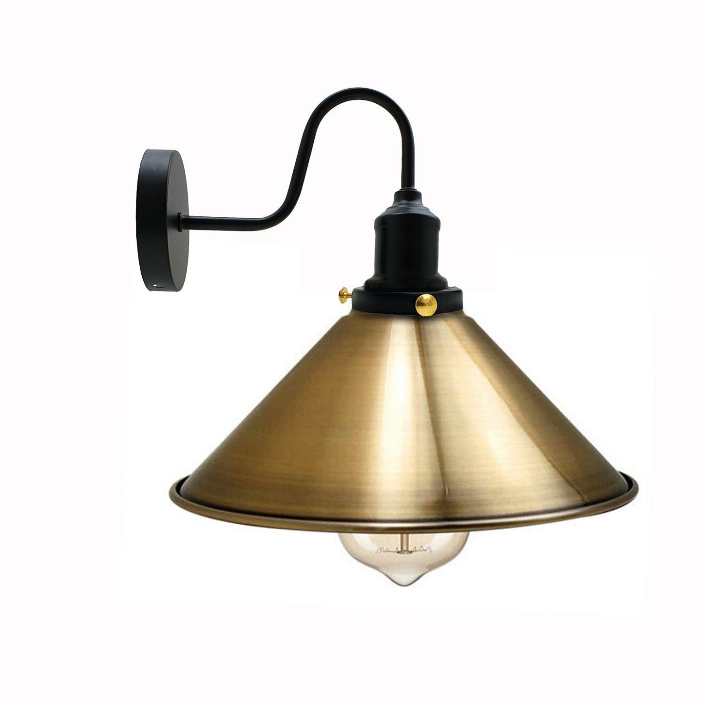 Wall Sconce Metal Cone Lamp Shade Lighting