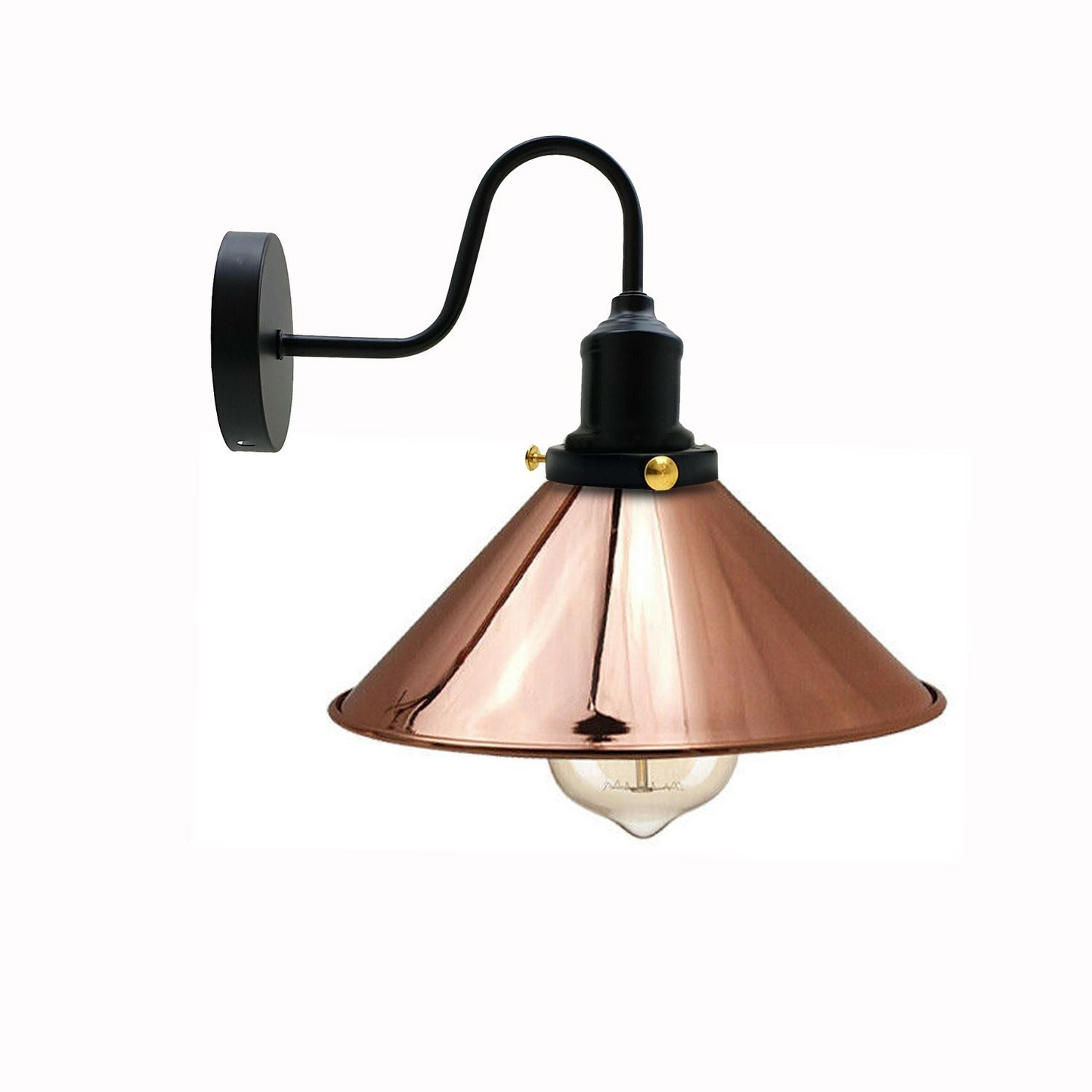 Wall Sconce Metal Cone Lamp Shade Lighting