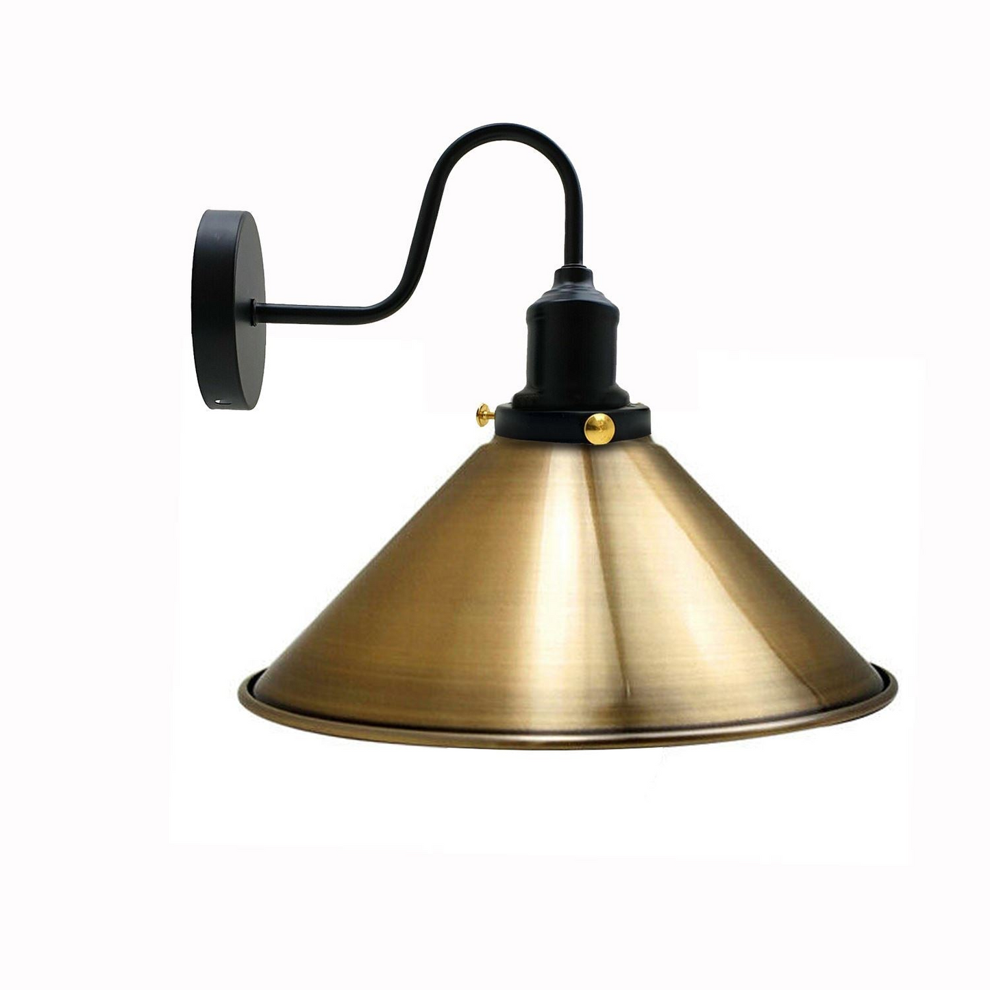 Wall Sconce Metal Cone Lamp Shade Lighting