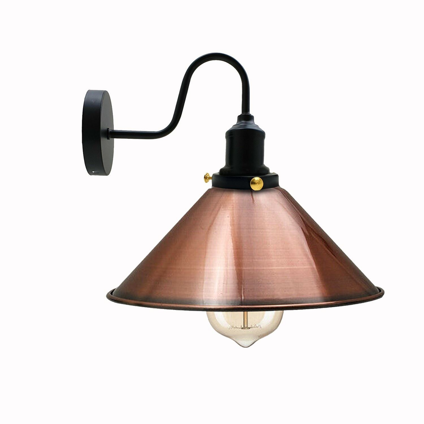 Wall Sconce Metal Cone Lamp Shade Lighting