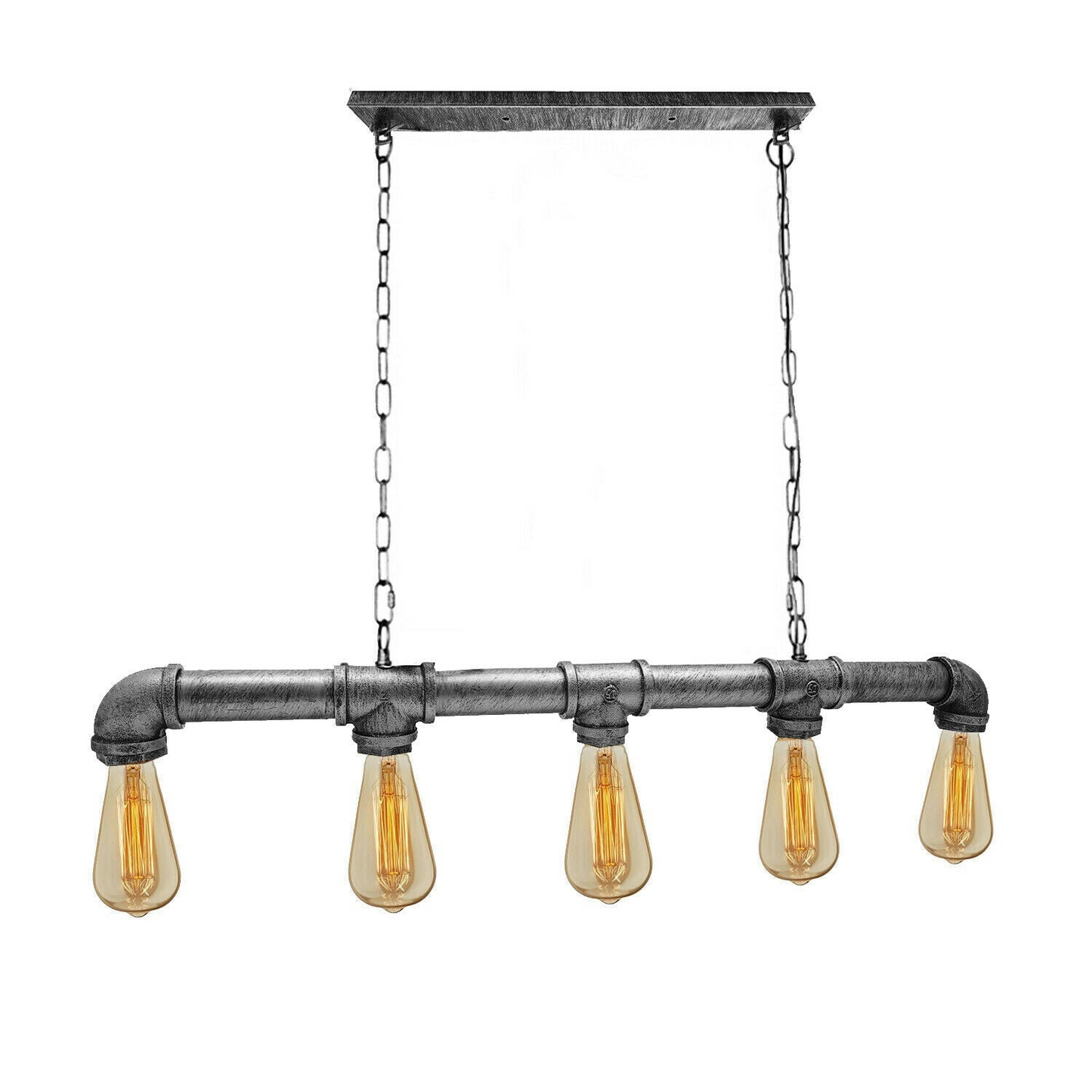 Farmhouse Metal Pipe Pendant Light