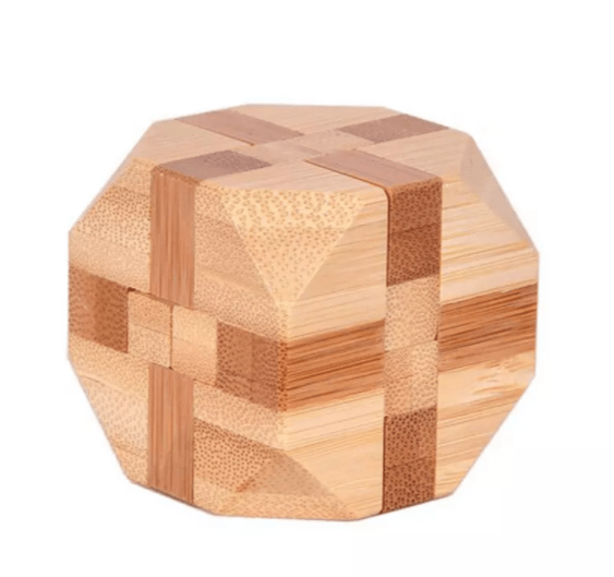 Wooden interlocking puzzle