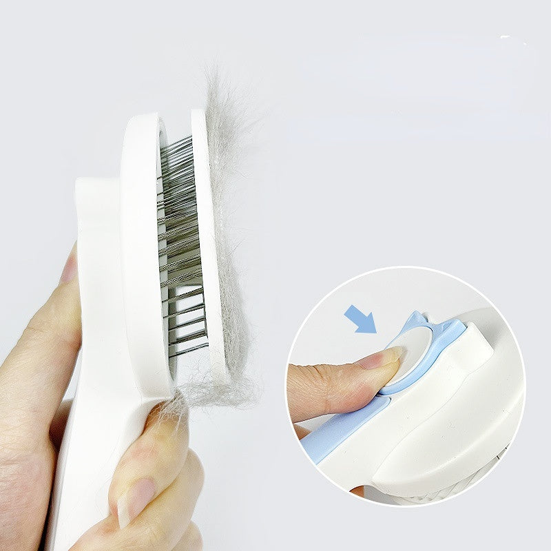 Self Cleaning Dog Cat Slicker Brush