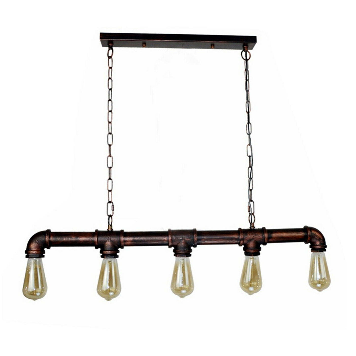 Farmhouse Metal Pipe Pendant Light