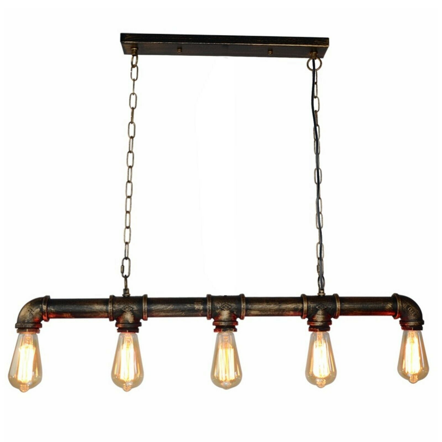 Farmhouse Metal Pipe Pendant Light