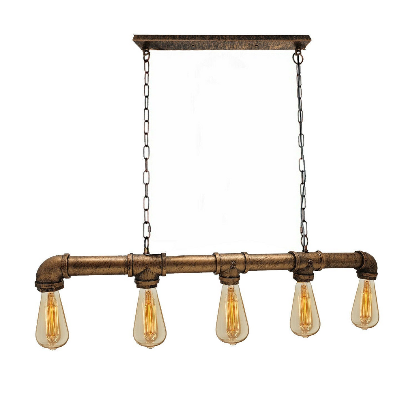 Farmhouse Metal Pipe Pendant Light