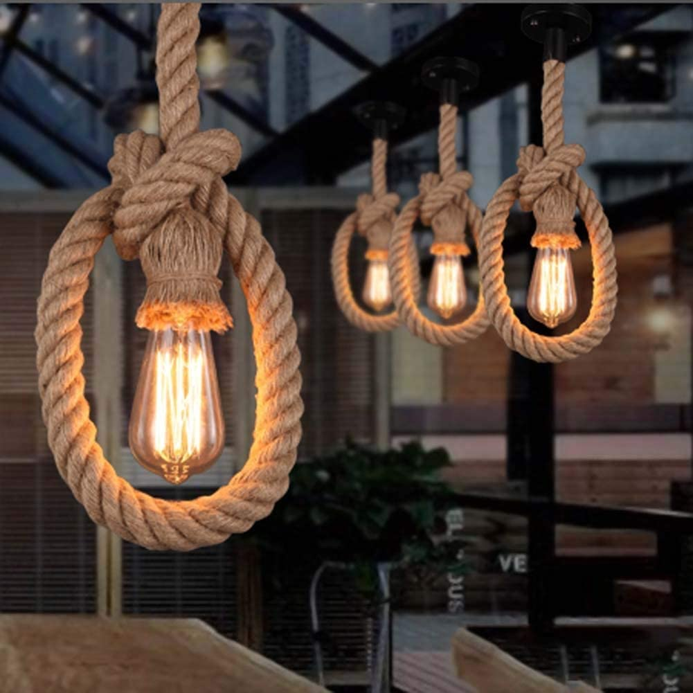 Hemp Rope Pendant lighting