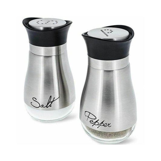 Salt and Pepper Shakers Stainless Steel