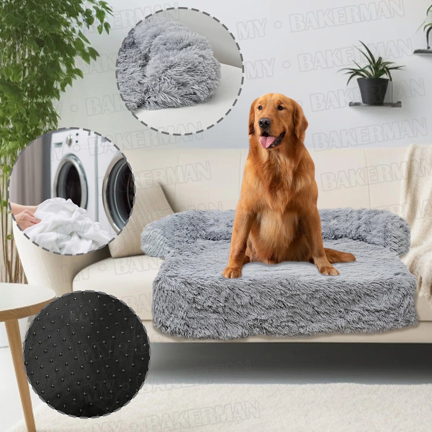 Dog Mattress Super Soft Machine Washable