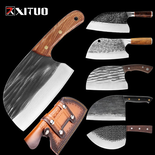 Kitchen Knife Handmade 440c Stainless Steel Blade