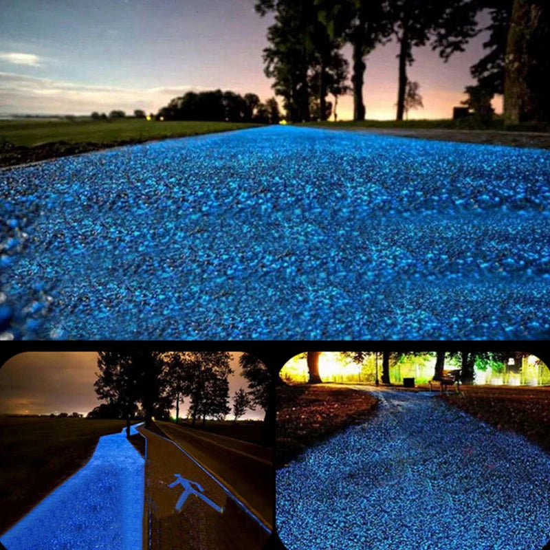 Luminous Garden Pebbles