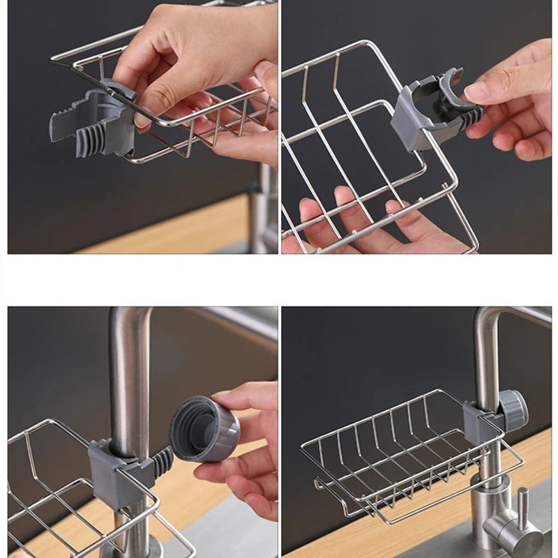 Kitchen Stainless Steel Sink Drain Rack