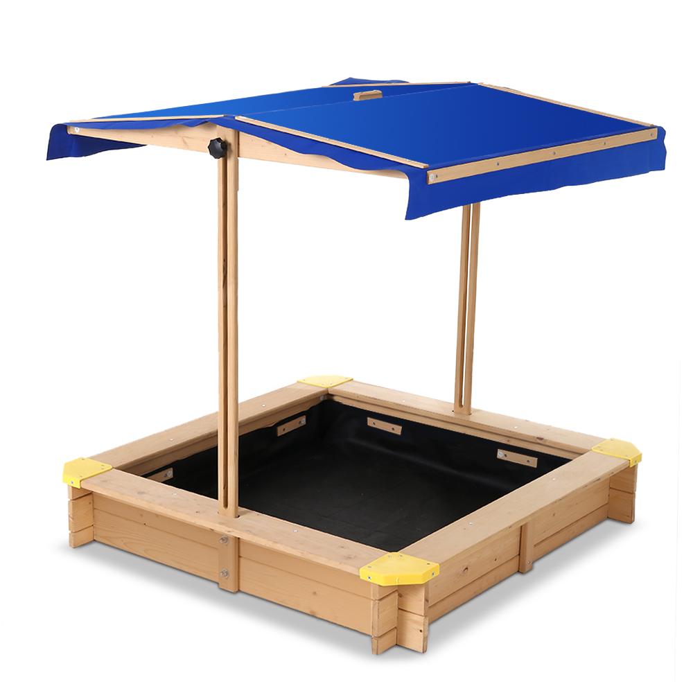 Keezi Wooden Outdoor Sand Box Set