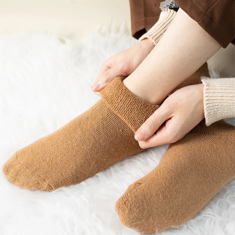 Thick Wool Mens Women's Socks