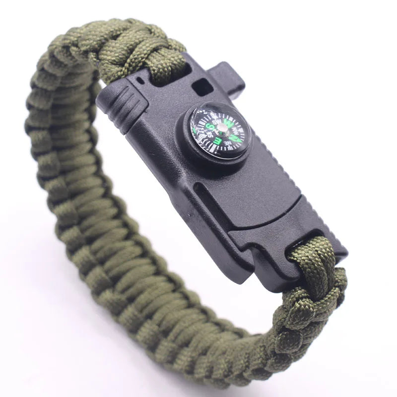 Multi-Function Outdoor Survival Bracelet