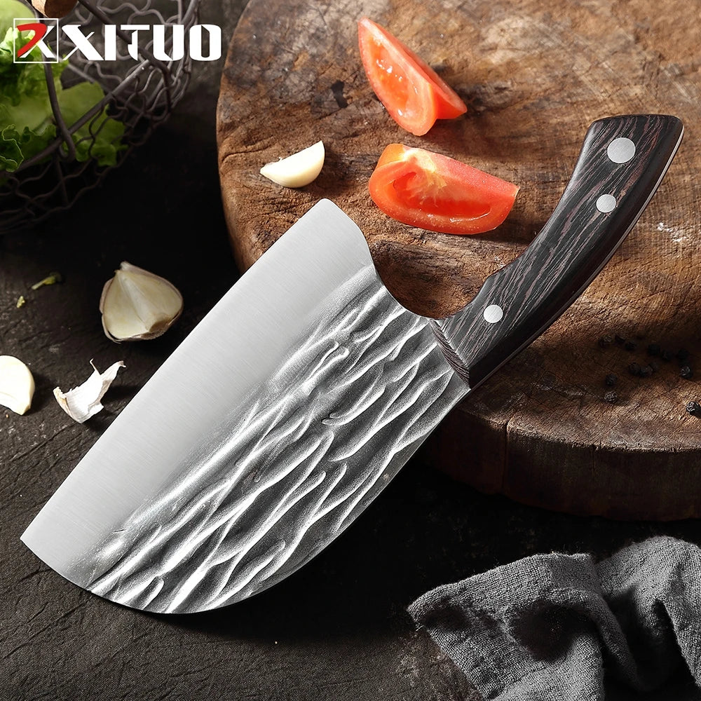 Kitchen Knife Handmade 440c Stainless Steel Blade