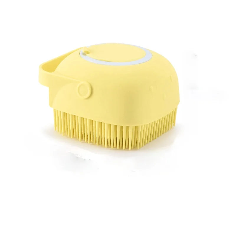 Silicone Dog Bathing Brush Massager