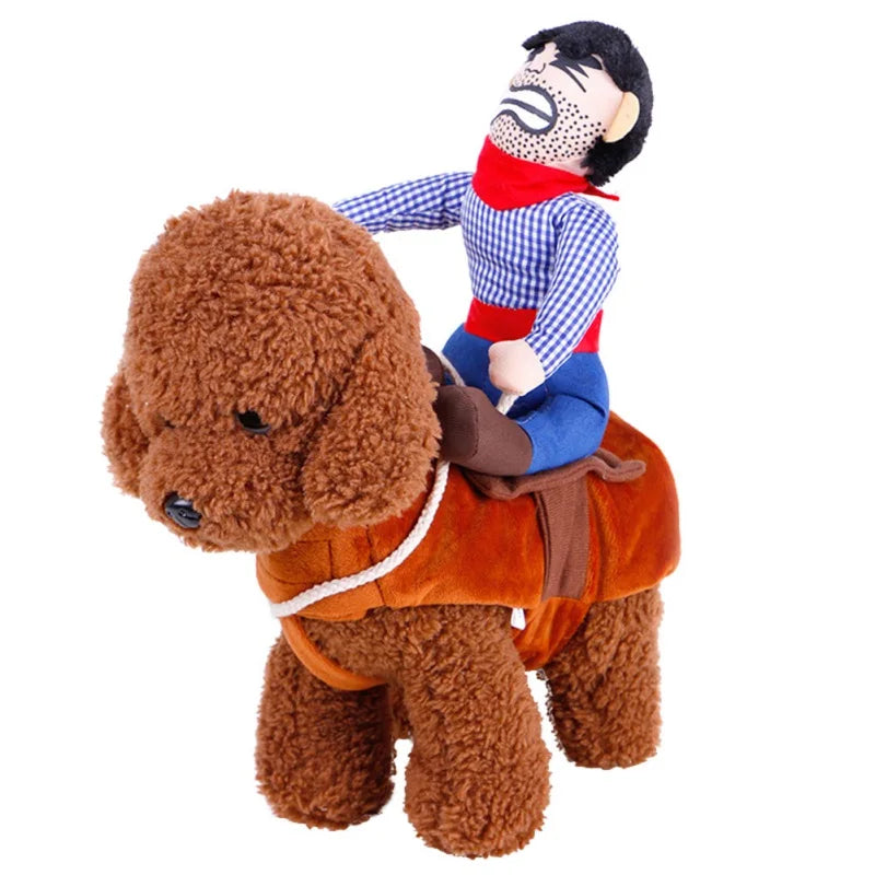 Fun Cowboy Rider Dog Costume