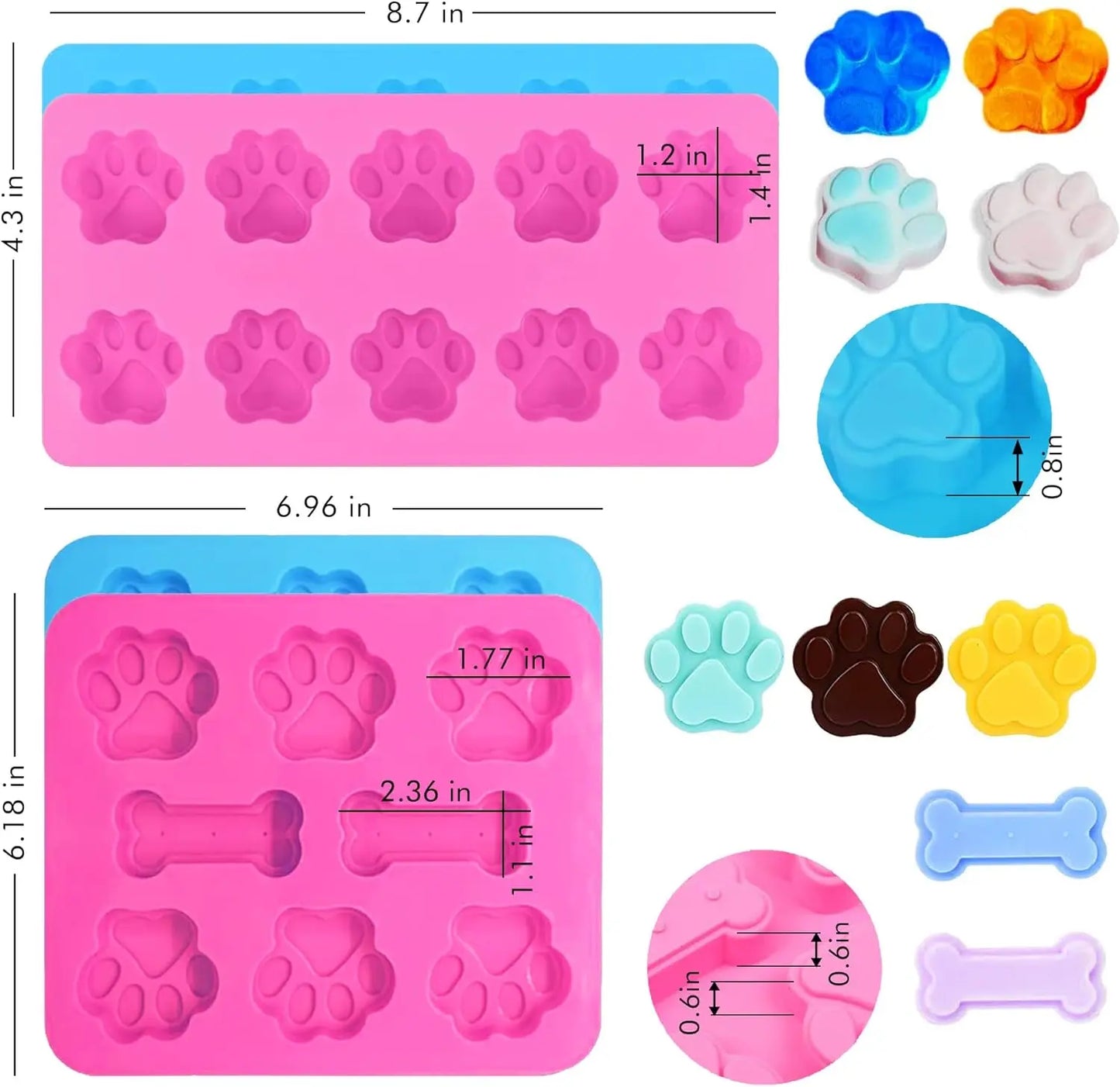 Silicone Pet Treat Molds