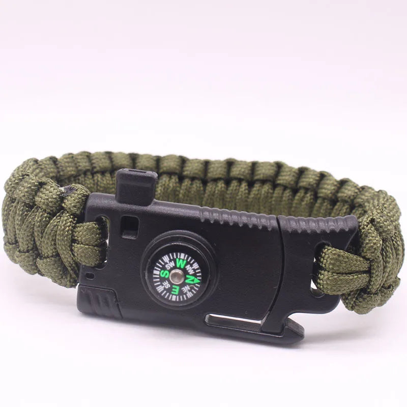 Multi-Function Outdoor Survival Bracelet