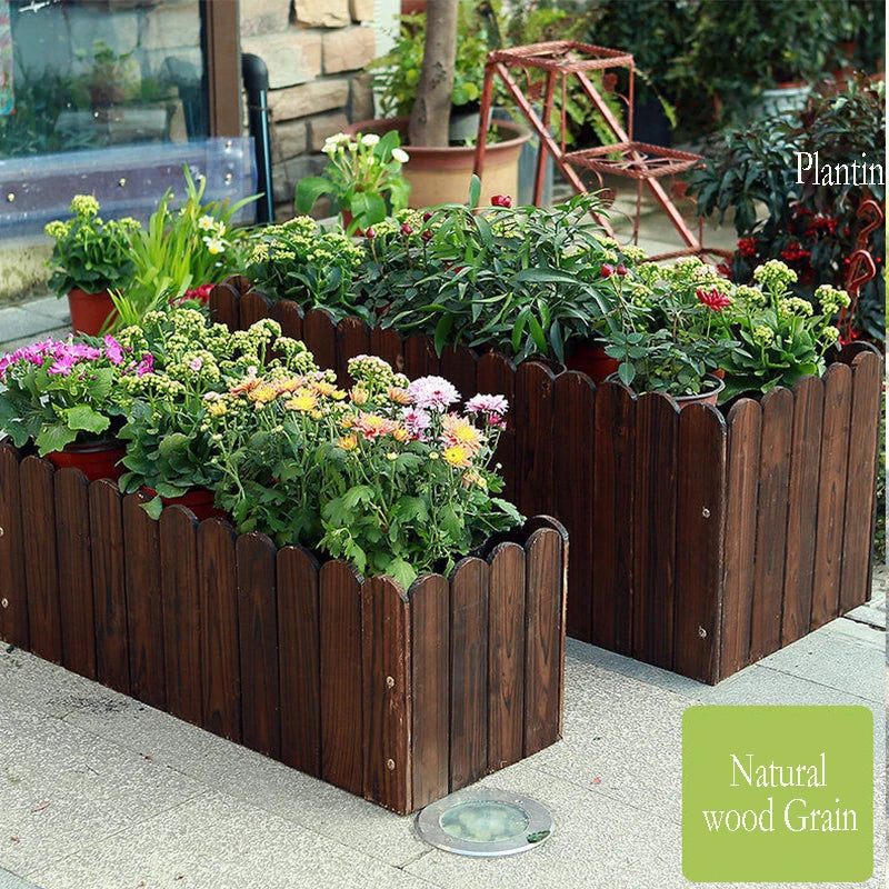 Anticorrosive Wooden Flower Box