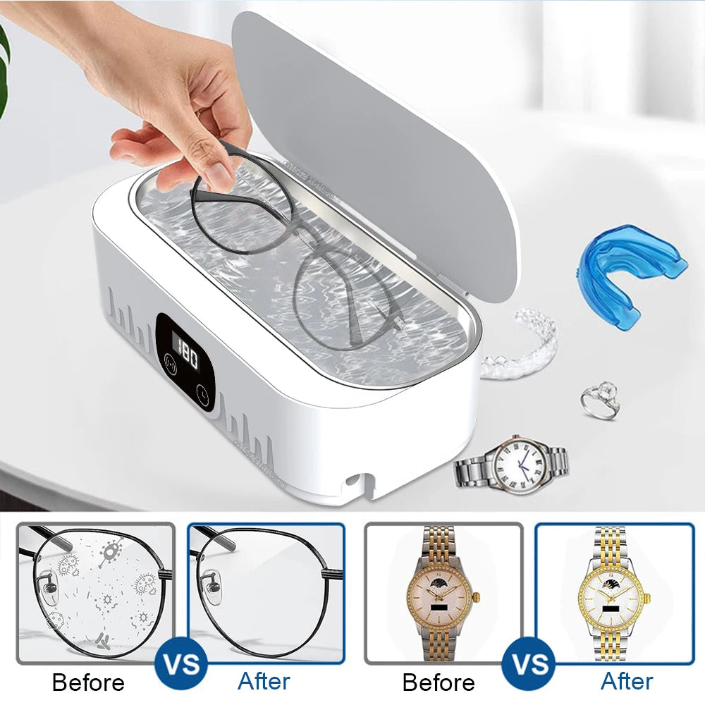 Ultrasonic Glasses Jewelry Cleaner Machine