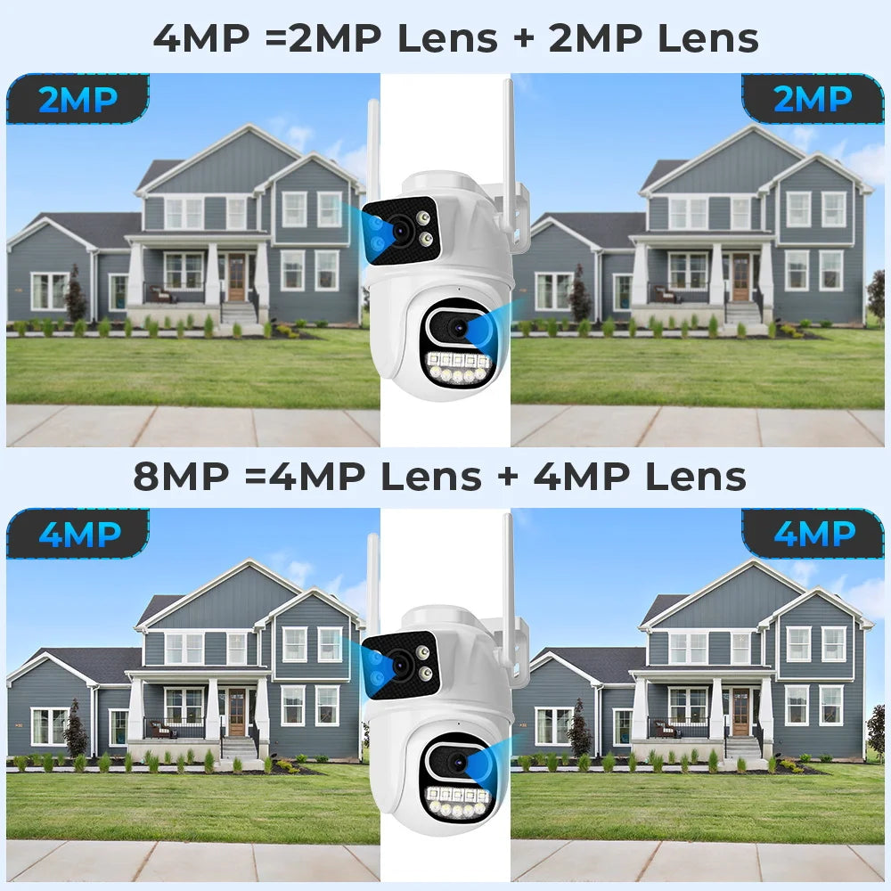 Outdoor Surveillance Dual Camera