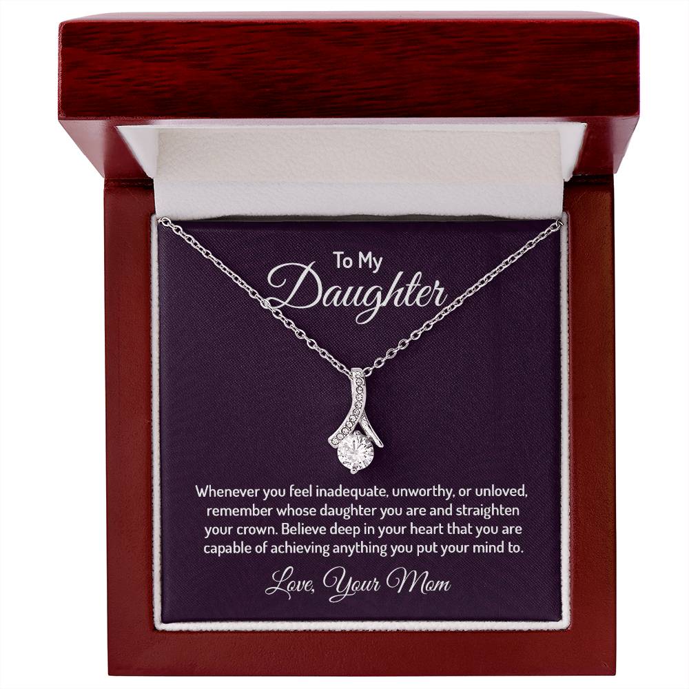 Alluring Beauty Necklace - For Daughter From Mom