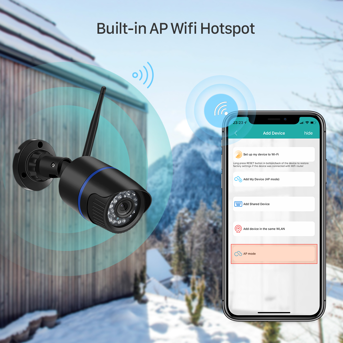 Wireless Security Waterproof Camera