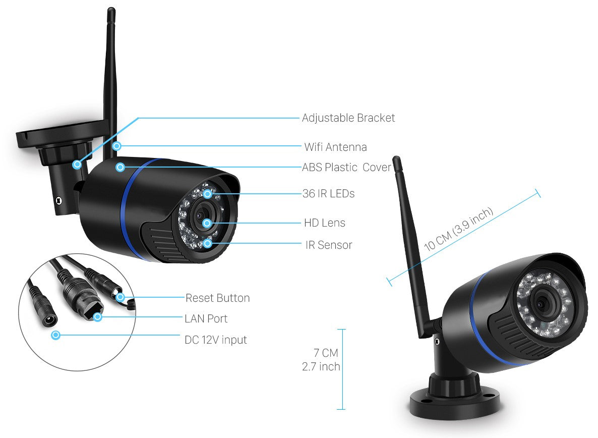 Wireless Security Waterproof Camera