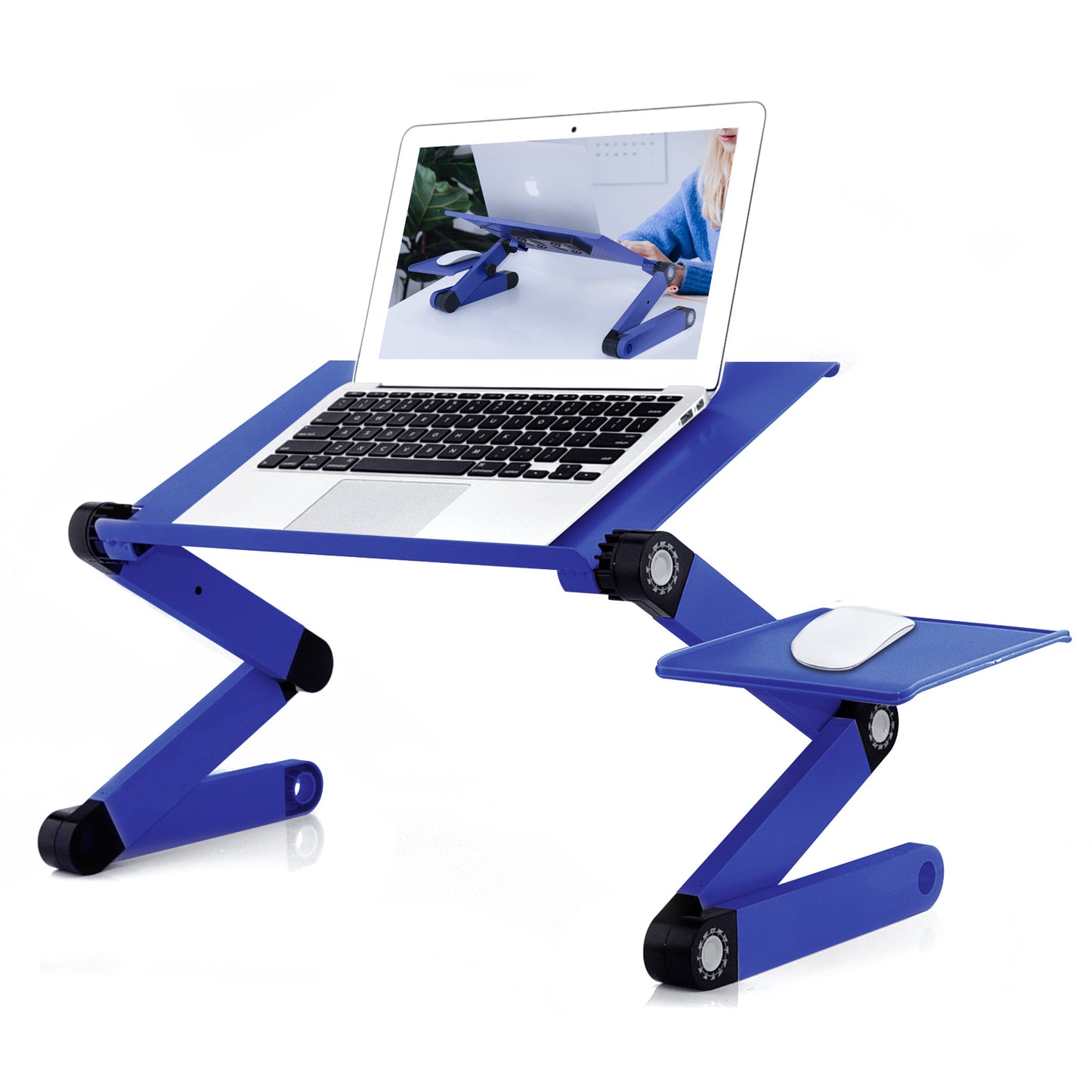 Laptop Desk with 2 CPU Cooling USB Fans