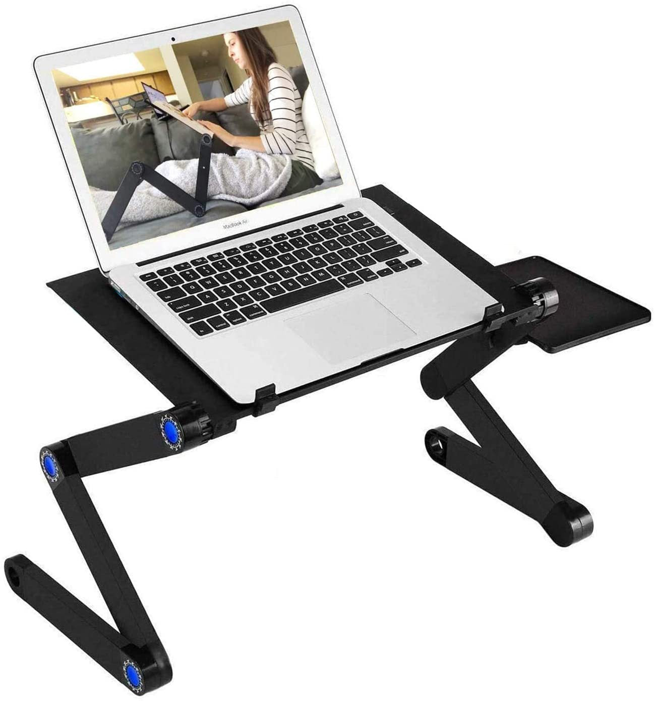 Laptop Desk with 2 CPU Cooling USB Fans