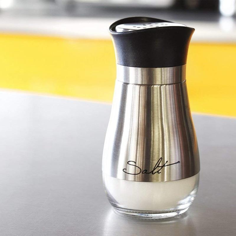 Salt and Pepper Shakers Stainless Steel